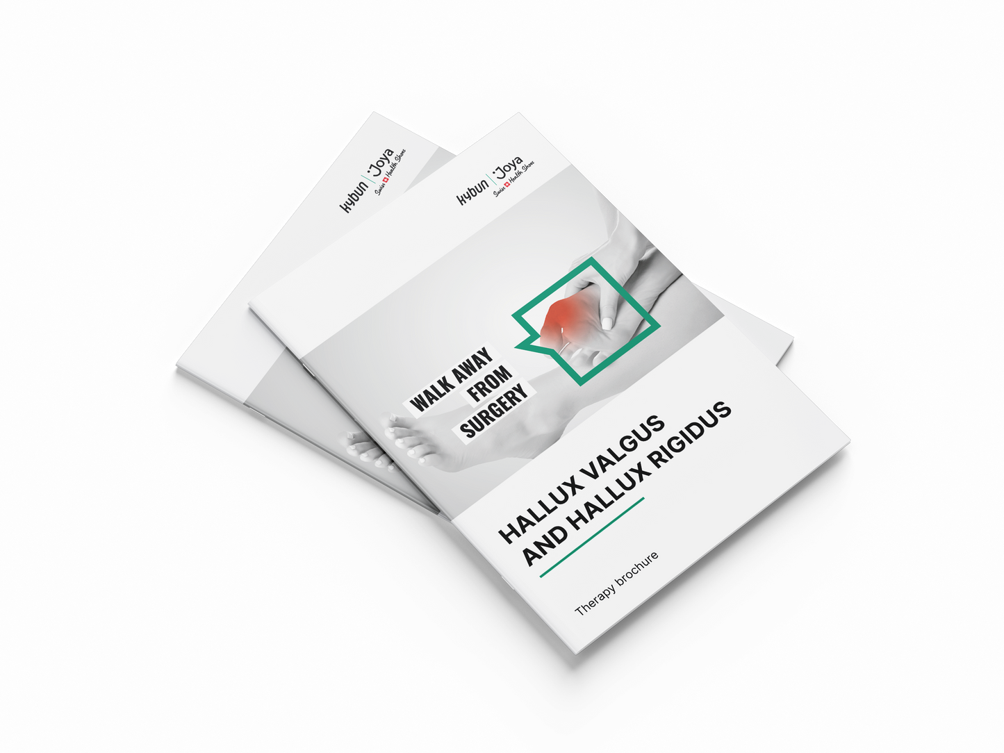 Therapiebroschüre «Hallux valgus und Hallux rigidus», EN