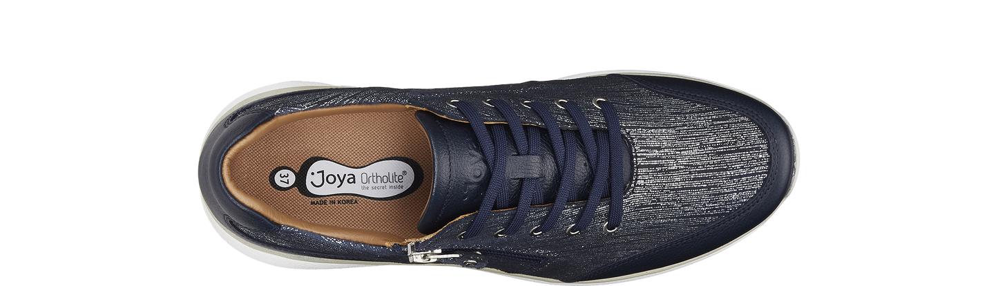 Rachel blue metallic